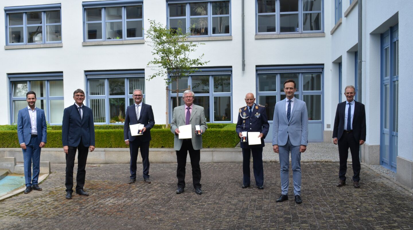 Verdienstmedaille für drei Persönlichkeiten aus dem Landkreis Schweinfurt