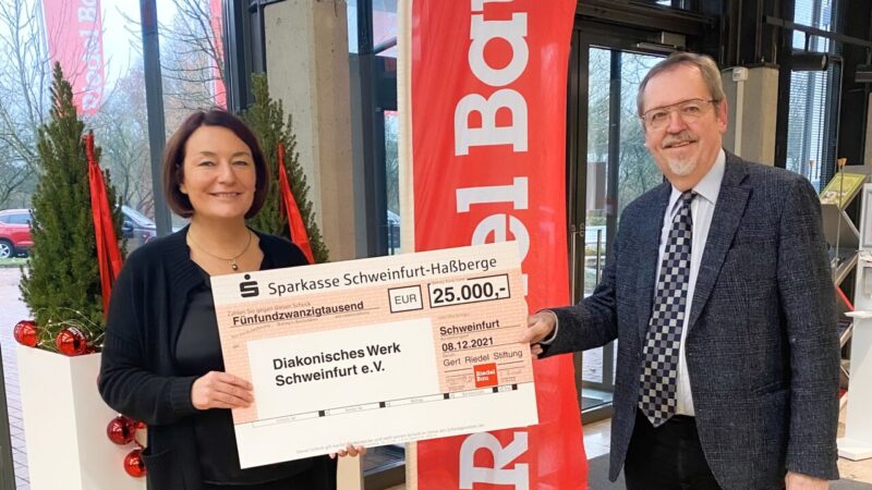 „Gert Riedel Stiftung“ spendet 25.000 Euro