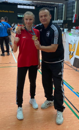 Alexandra Ribakov gewann Gold im Teakwondo