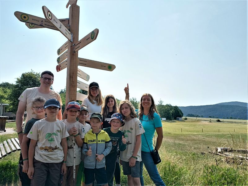 Junior Ranger Naturpark Haßberge beim bundesweiten Naturerlebnis-Camp