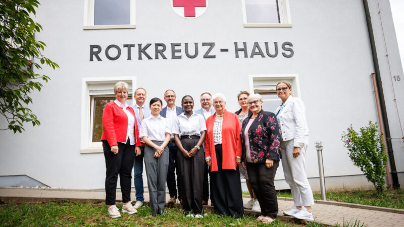 DRK- und BRK- Präsidentin zu Besuch im BRK-Kreisverband Schweinfurt