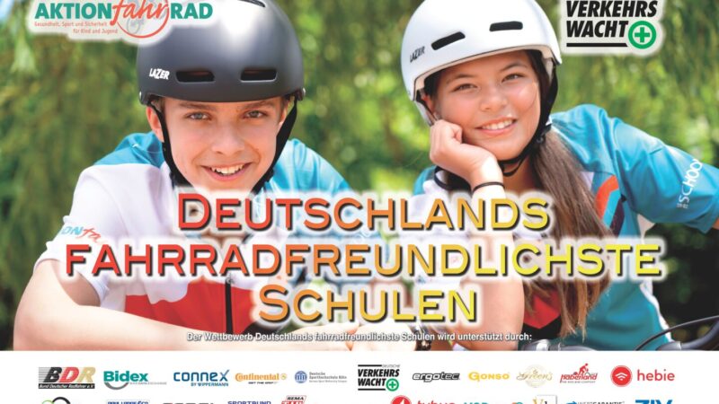 Fahrradfreundlichste Schulen in Deutschland gesucht