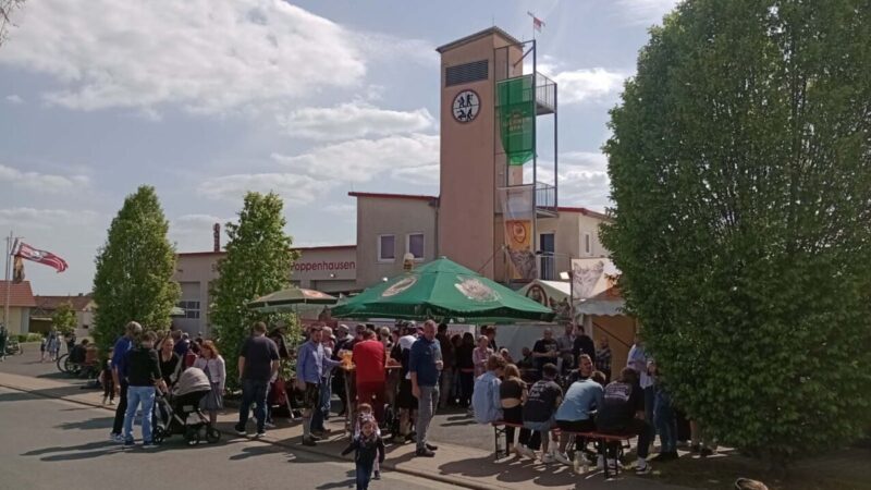 Poppenhäuser Bierfest – Beliebtes Ziel für Wanderer und Radfahrer
