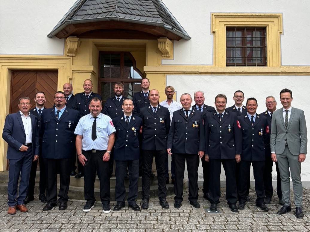 Stadtlauringen: Feuerwehrehrungen für 25- und 40-jährige Mitgliedschaft