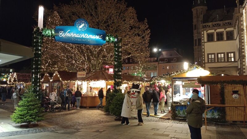 Schweinfurter Weihnachtsmarkt wird am Donnerstag, 28.11.24 eröffnet