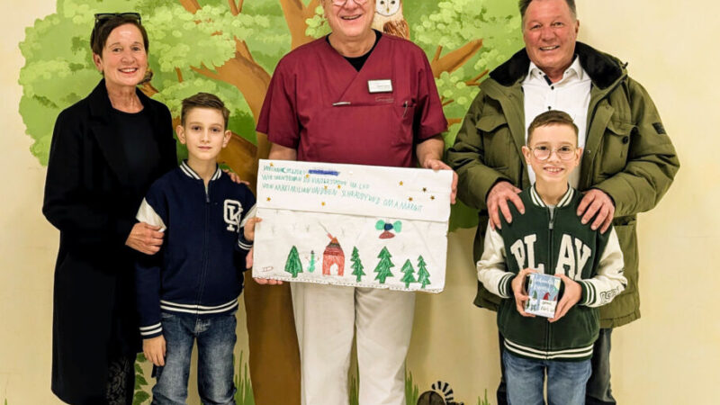 „Gemeinsam für den guten Zweck“ – Spendenübergabe an die Kinderkli-nik im Leopoldina