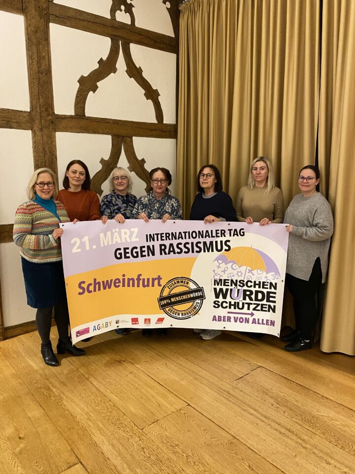 Zeichen gegen Rassismus und Diskriminierung