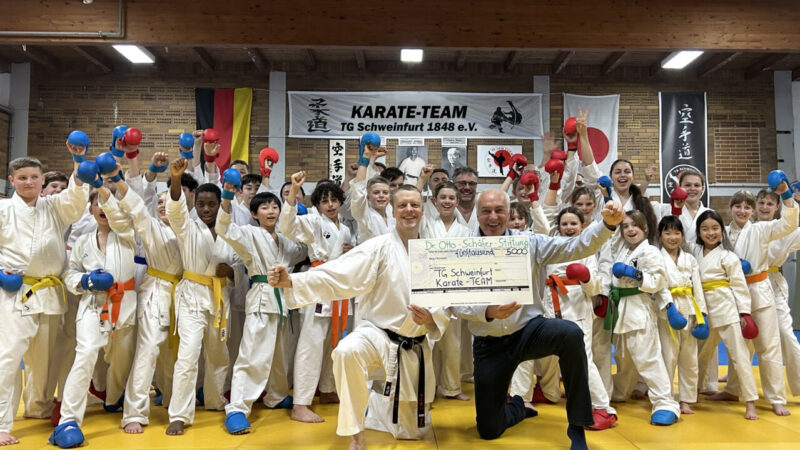 5000 Euro stärken den Karate-Nachwuchs der Turngemeinde!