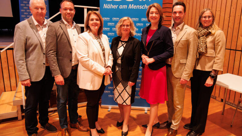 Dr. Anja Weisgerber als Kreisvorsitzende der CSU Schweinfurt-Land wiedergewählt
