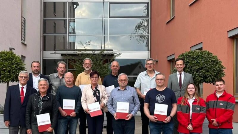 Großgemeinde Schonungen ehrt Blutspender