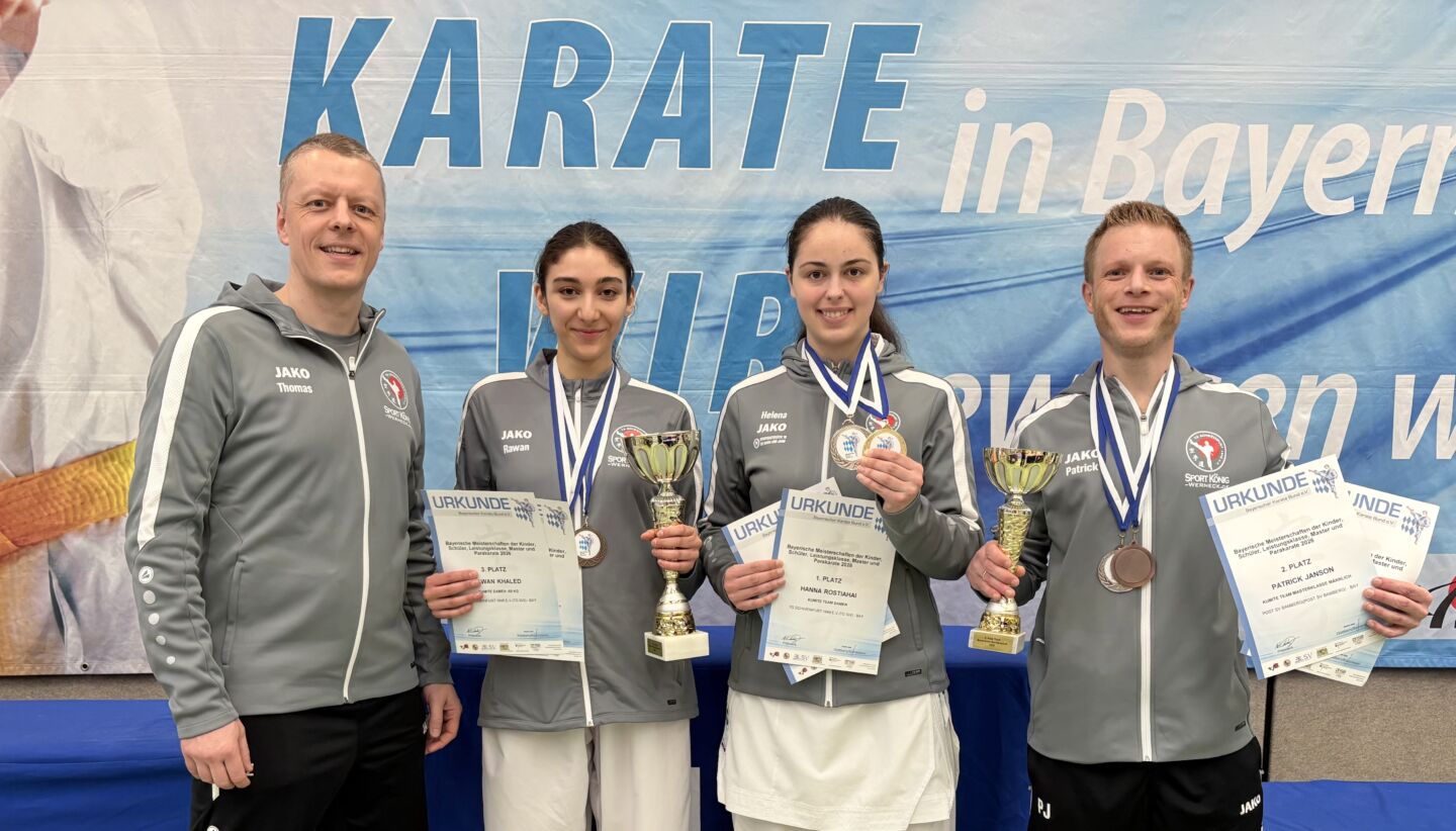 TG-Karateka überzeugen bei „Bayerischer“ – Team-Gold und vielversprechende Nachwuchsleistungen in Ingolstadt